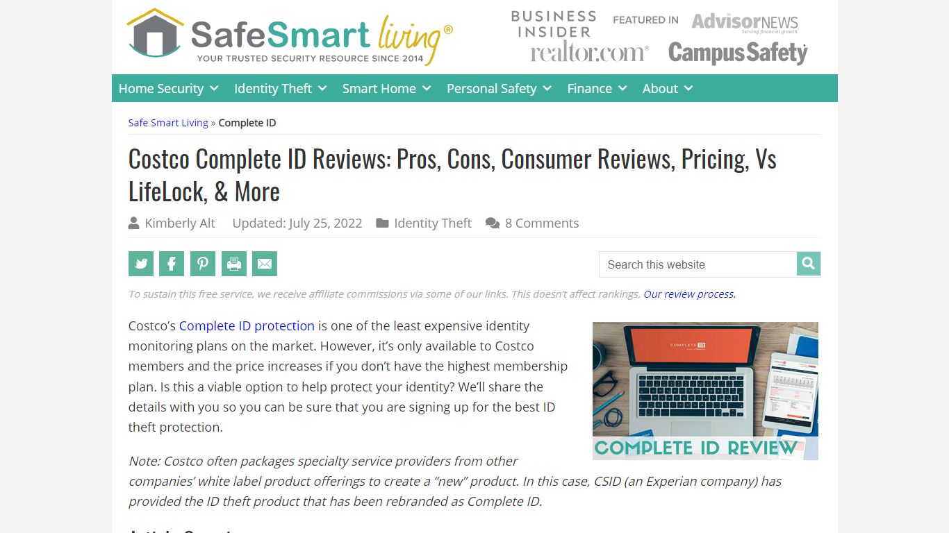 Costco Complete ID Reviews: Pros, Cons, Consumer Reviews, Pricing, Vs ...